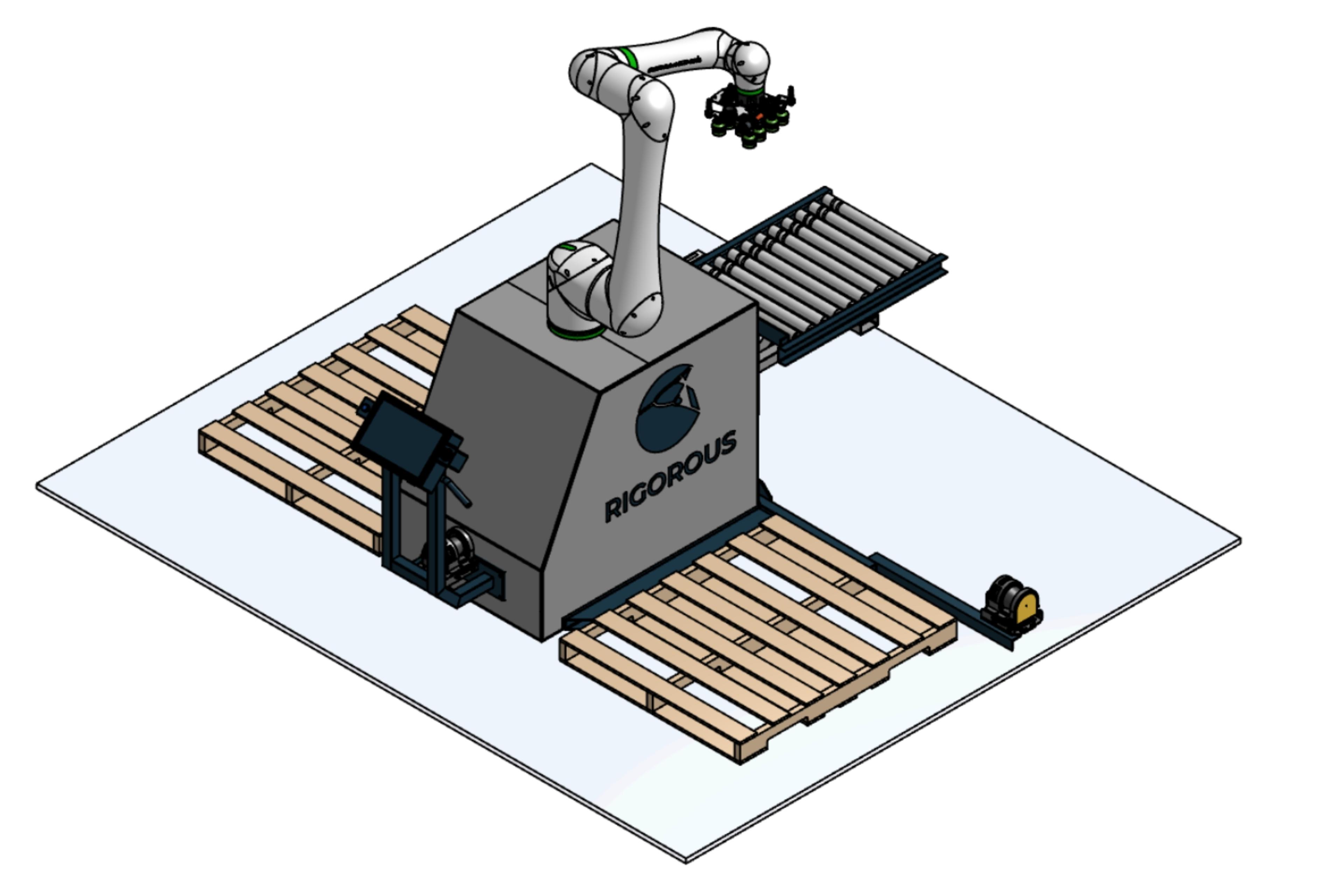 Mobile Cobot Palletizer